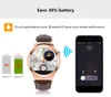 Moda Bluetooth Smartwatch T3S Suporte UV Heart Rate Anti Perdido Relógio de Tela de Toque Inteligente Relógio de Sincronização com IOS Android Frete Grátis