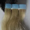 Блондинка ленты в наращивание волос Реми 40 шт. 613 блондинка бразильский волос объемная волна кожи уток ленты наращивание волос 100 г