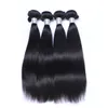 Pre Plucked Brazilian Straight Hair Weaves With 360 Full Lace Frontals Closures Virgin Human Hair With Bady Hair