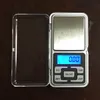 Balances numériques Balance de bijoux numérique Or Argent Pièce de monnaie Grain Gram Format de poche Herb Mini Rétroéclairage électronique 100g 200g 500g expédition rapide