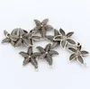 100st Ancient Silver Alloy Starfish Charms Pendants för smycken gör armband Halsbandsfynd 18.5x22mm