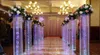 Geen bloemen, inclusief) WeddingBanque Decoratie Luxe elegante neppijler voor roze bloem, huwelijksgunsten