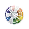 10x Dövme Pigment Renk Tekerleği Grafik Malzemeleri Sanat Kağıt Mix Stüdyosu Yararlı Yuvarlak Dövme Mürekkepleri Renk Tekerlekler