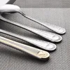 Zestawy naczynia obiadowe Hurtownie 2021 Sprzedaż 4 SZTUK Złoto Sztućce Sztućce Zestaw Flatware Zestaw Tableware Nóż Spoon Fork1