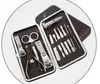 12pcs steell inoxidável manicure conjunto ferramenta kit tesoura nail art clipper pedicure tweezer faca de faca de faca pick utilitário conjunto de mnicure.