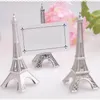 New Fashion "Evening in Paris" Eiffel Tower Silver-Finish Place Card Holder Wedding Table Decoration