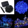 Bande lumineuse féerique à énergie solaire, 50M, 500 LED, pour Festival de noël, lumières rechargeables, pour décoration de jardin