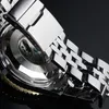 lunette classique Montre militaire à cadran noir Luxe Suisse Hommes Automatique Jour / Mois Mécanique Tourbillon Plongée grandes montres en acier inoxydable 50mm
