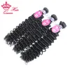 Queen Hair Virgin Malaysian Deep Wave Virgin Hair Extensions Malaysian Curly Virgin Hair 2pcs lot 8quot28quot100gpiece 1B4636455