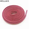 Wellace Round Rope 3M laces Visible Reflective Runner Shoe Laces Safty Shoelaces Shoestrings 120cm for boots basketball shoes3217562