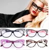 Verkoop 2021 Cat Eye Bril Sexy Retro Mode Zwart Dames Eyewear Frame Clear Lens Vintage Eyewear1