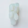 3Inch Quartz Crystal Opal ELEPHANT FATURINE Carving Stone Longevity Chakra Healing Reiki Stones Carved Craft Crystal Elephant2814172