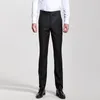 Erkekler Takım Elbise Blazers Toptan Özel Yapılmış Siyah Erkek Takım Groomsmen Düğün Erkekler için Örgün İş Parti Blazers + Pantolon + Bow1