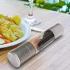 Pepper Grinder 2 in 1 Stainless Steel Manual Salt & Pepper Mill Grinder Spice Kitchen Tools Accessories for Cooking