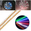 Superheller LED-Lichtstreifen, weiß, 24 cm, 48 cm, 72 cm, 96 cm, 120 cm, PVC, flexibler LED-Lichtstreifen, wasserdicht, für Auto und Motorrad
