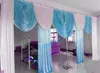 6m wide swags for backdrop valance wedding stylist designs Party Curtain Celebration Stage decoration design Background Satin Drapes