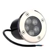 5W AC85-265V IP67 Vattentät Utomhus LED Spot Light för Garden Ground Path Floor Underground Buried Yard Lamp Lampara Acero Piso