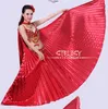 Wholesale-1pcs Gold Egypt Costume Isis Belly Dance Wings Dance Wear Wing With Adjustable Neck Collar Hot Worldwide