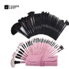 Vander Life 32st Makeup Brush Sätter Professionella Kosmetika Borstar Set Kit + Pouch Bag Case Kvinnor Make Up Tools Pincel Maquiagem