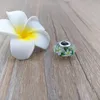 Andy Jewel 925 Sterling Silver Beads Lampwork Wild Flowers Murano Glass CZ Murano Class Bead Charms يناسب أساور المجوهرات الأوروبية على طراز Pandora NE