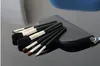 7 makyaj Kalem Bir Yüksek dereceli Yün fırça Siyah fermuar Pu Çanta Araçları Özel Fırçalar Makyaj Fırça Seti