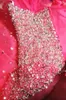 Sweet 16 Dress Watermelon Beading Sequins Quinceanera Dresses Ball Gown Straps Vestido De Festa Laceup Long Tulle Formal Prom Gow4345843