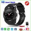 Smart watch v8 para iphone 7 galaxy note 7 ios android phone watch com sim slot para cartão tf câmera do bluetooth assistir pk dz09