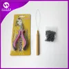 Couleur ROSE 1 pc pince à cheveux micro anneau micro perles appliquer/Mini pince rose pour extensions de cheveux micro anneau