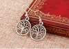 Bohemian Antique Silver Jewelry Drop Earring for Sale Tree Of Life Fish Ear Hooks Dangle Chandelier Earrings