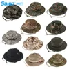 Man Camouflage Hat Marin Fishman Cap Solskydd Bucket Hats