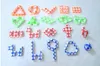 미니 매직 뱀 모양 장난감 게임 3D 큐브 퍼즐 트위스트 퍼즐 장난감 선물 임의의 지능 완구 Supertop 선물 DHL ZJ-T03