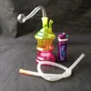 Multi-Style Hookah Pot, Partihandel Glas Bongs, Oljebrännare Glas Vattenrör, Rökrör Tillbehör