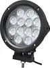 LEDワーキングライト7 "60WクリーLEDワークライトバー12-LED *（5W）ドライビングワークライトSUV ATV 4WD 4×4ジープフラッドスポットビーム5100LM IP67トラックランプ