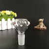 Two Functions Water Pipe Glass Bowl Adapters Glass Dome Nail Bong Accessories 18.8mm 14.5MM jiont For herb Smoking bong