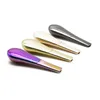 Colorful magic spoon Smoking Pipes Metal Magnet hand Pipe Zinc Alloy 95mm burner for dry herbs Tobacco Pipes