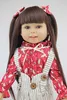 18 INCH Doll Realistic American Girl Full Vinyl Reborn Dolls As Christmas Birthday Gifts