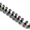 All'ingrosso-Susan '12 PC Crystal Flower Mini Claw Clamp Hair Clip Hair Pin NEW Barrette Accessori per capelli per Baby Girl Lady