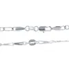 100 pièces 925 chaînes en argent massif 2mm collier à maillons figaro pour femme 16 30236L