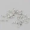 Quente! 1000 pcs Banhado A prata Disponível De Metal Pingente Conector Fechos Encontrar 3x8mm DIY Acessórios Fit charme colar de pingente