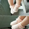 Calzini per bambini in stile coreano carino neonate calzini in pizzo di cotone calzini cavi bambini calzini antiscivolo gamba calze per bambini regalo per bambini 20 paia / lotto