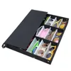 Portable Glasses Storage Display Case Box 18Pcs Eyeglass Sunglasses Optical Display Organizer Frame Tray225D