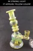 KkSmoke pipe glass hookah, oil rig smoking pipe, Bongs recycler bubbler 14 mm factory direct price concessions