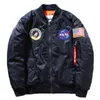 Fall-Flight Pilot Jacket Coat Bomber Ma1 Men Bomber Jackets Embroidery Baseball Coats M-XXL