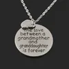 Hot The love between a grandmother and granddaughter is forever Necklace Jewelry #T701