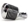 Professional Silver 55SH Series II Retro Classic Dynamic Vintage Wired Microphone Old Style Vocal Mic för KTV Karaoke Studio Recor7337677