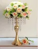 New Arrival Golden and Silver Crystal Table Centerpiece Party Road Leads Home Decoration 1 Lot = 12 szt