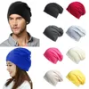 Cała 10pc działka unisex kobiety mężczyźni dzianiny czapki zimowe ciepłe duże narciarskie czapkę w lupgy turban jeden rozmiar 235m