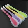 Vente en gros - 1Pcs Double Silicone Spatule Cuillère Outils De Cuisson Pour Gâteaux Pâtisserie Spatules Cookie Crème Glacée Cuillère Spatules Pâtisserie Outils De Cuisson