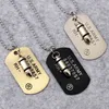 Hipster Hip Hop Jewelry Bullet & U.S.Army Card Pendant Necklace Beaded Chain For Men Women Dog Tag 3 Colors