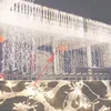 Wasserfall im Freien 6MX3M 600 LED Fairy String Vorhang Licht Weihnachten Hochzeitslicht Hintergrund Party Garten Dekoration AC 220V 110V